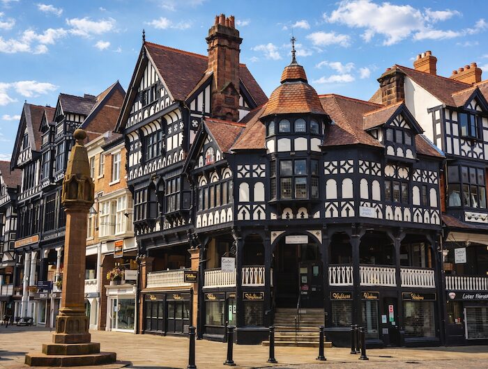 Chester city walls Cheshire