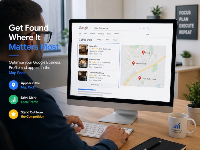 Google Business Profile map pack results Cheshire