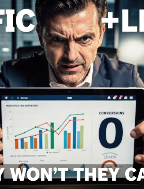 Why Your Website Gets Traffic But No Leads - Main Image